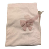 BARCELLINO coperta tinta unita con ricami Rosa per Neonata 105725 ROSA BARCELLINO 