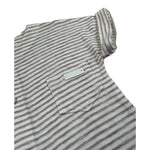 Lalalu' Pagliaccetto Tinta Unita con Fantasia A Righe per Neonato PAL4P BIANCO LALALU' 