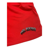 Neil Barrett Einfarbige Trainingsanzug-Bermudashorts mit elastischer Taille Rot Für Jungen