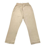 Never Too Einfarbige Hose mit elastischem Bund in Beige für Jungen