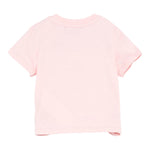 Moschino T-Shirt Girocollo Tinta Unita con Orso per Neonata MFM047 ROSA MOSCHINO 