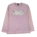 CECYLE shirt girocollo tint unita con stampa in contrasto Lilla per Bambina BY1823 LILLA CECYLE 