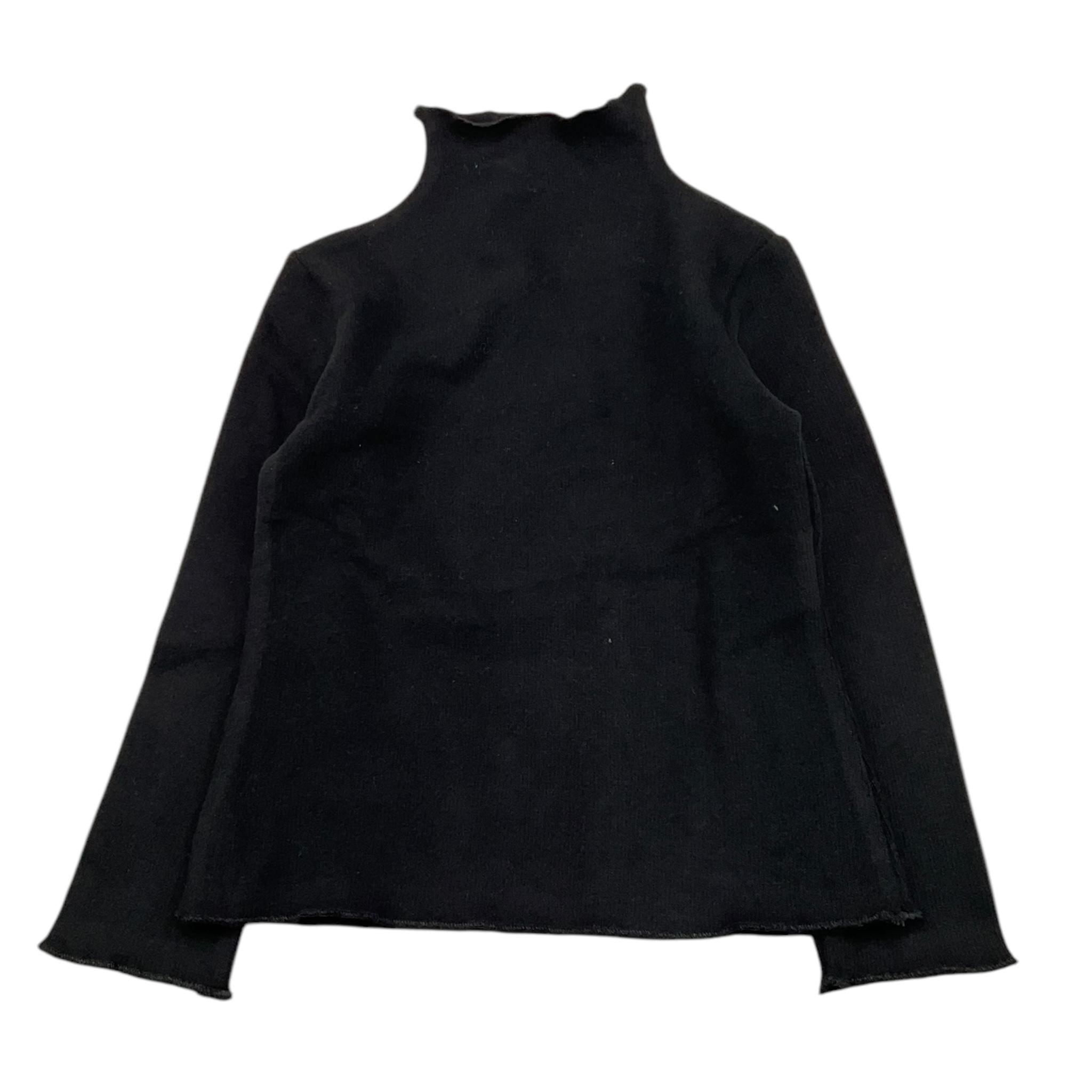 PICCOLA LUDO maglia tinta unita collo alto Nero per Neonata BS9WB064N NERO PICCOLA LUDO 