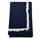 Il Gufo Coperta Tinta Unita con Stampa per Neonata P19OG057M0032 BLU IL GUFO 