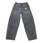 MOSCHINO jeans tinta unita con elastico in vita Nero per Bambino HUP09I NERO MOSCHINO 