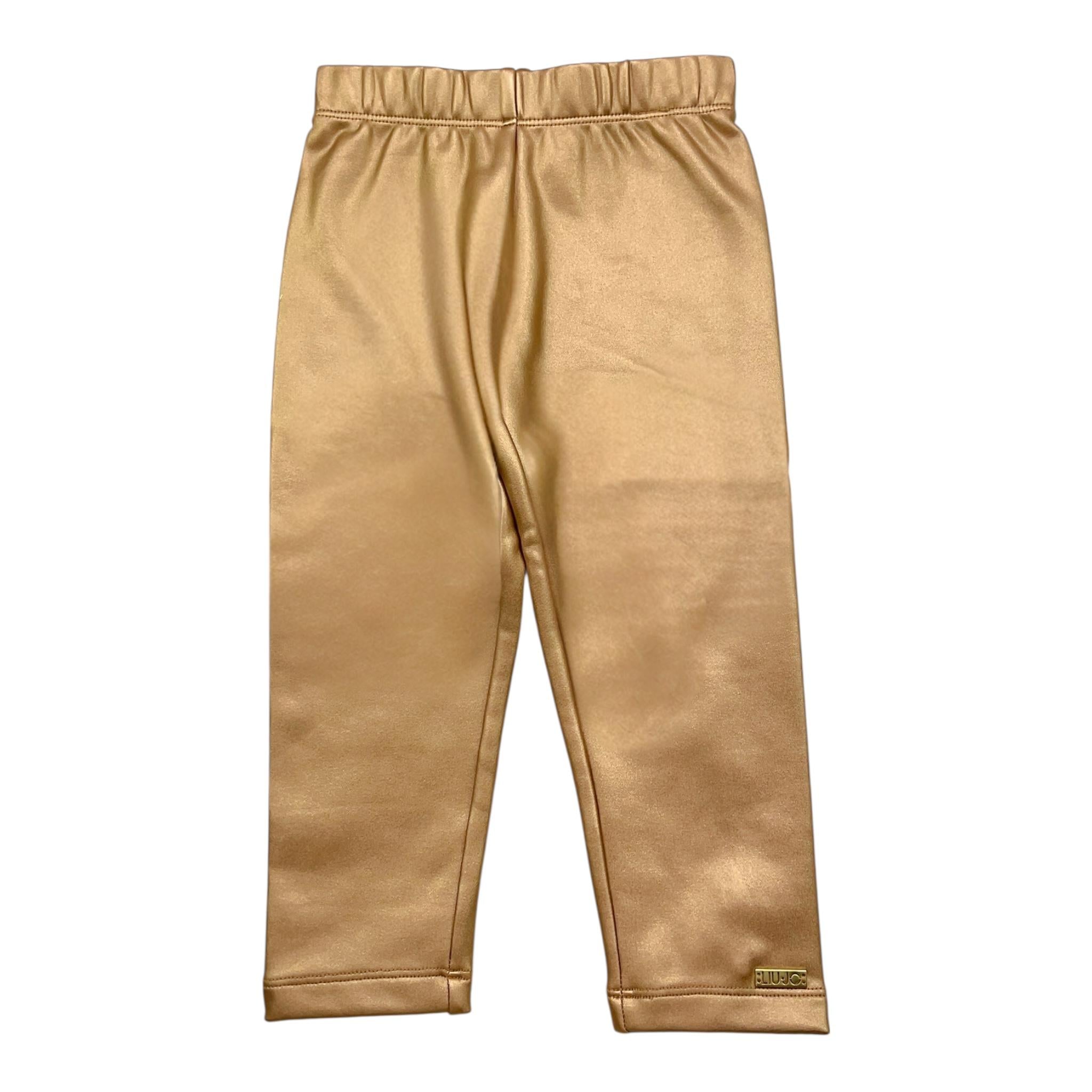 LIU JO leggins tinta unita Oro per Neonata KF4064XN ORO LIU JO 