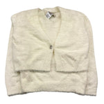 MOSCHINO set cardigan-canotte tinta unita Panna per Bambina 242GJ3211 PANNA MOSCHINO 