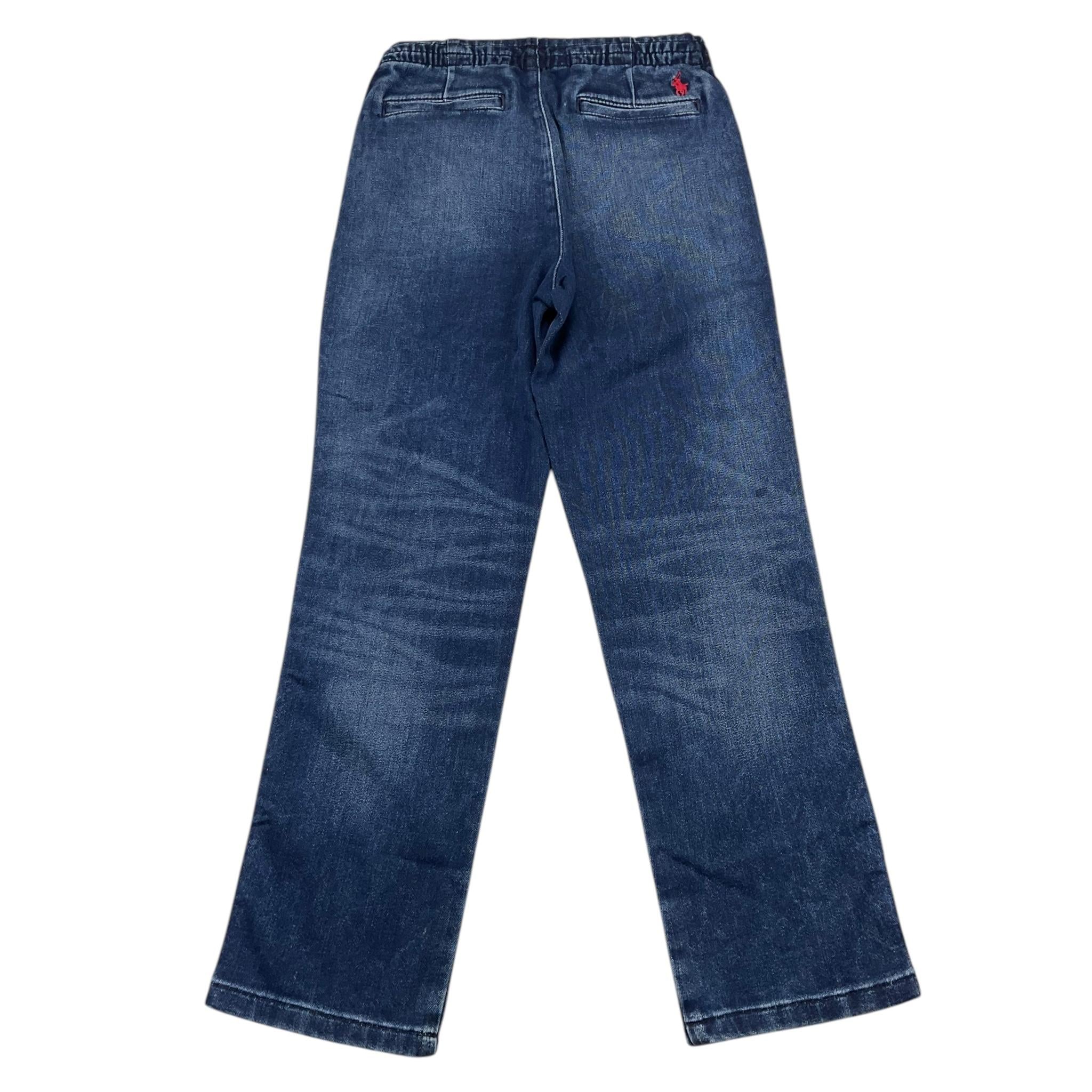 RALPH LAUREN jeans tinta unita con elastico in vita Blu per Bambino 323880292001 BLU RALPH LAUREN 