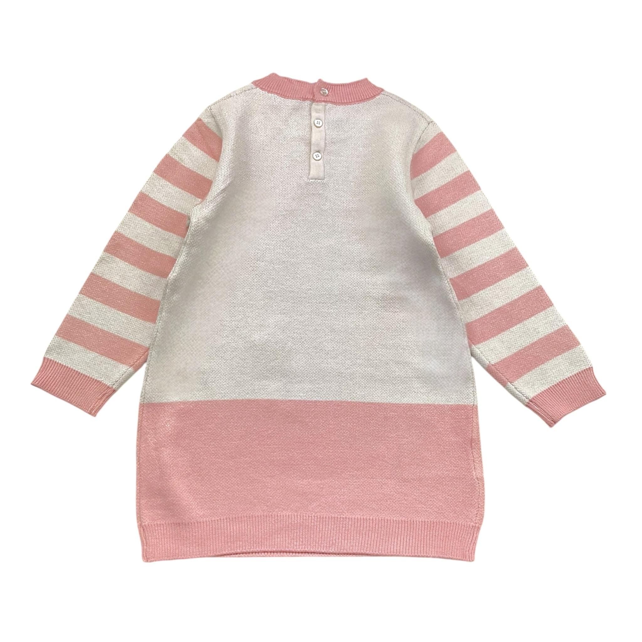 MAYORAL abito tinta unita in maglia cn stampa Rosa per Bambina 2918XJ ROSA MAYORAL 