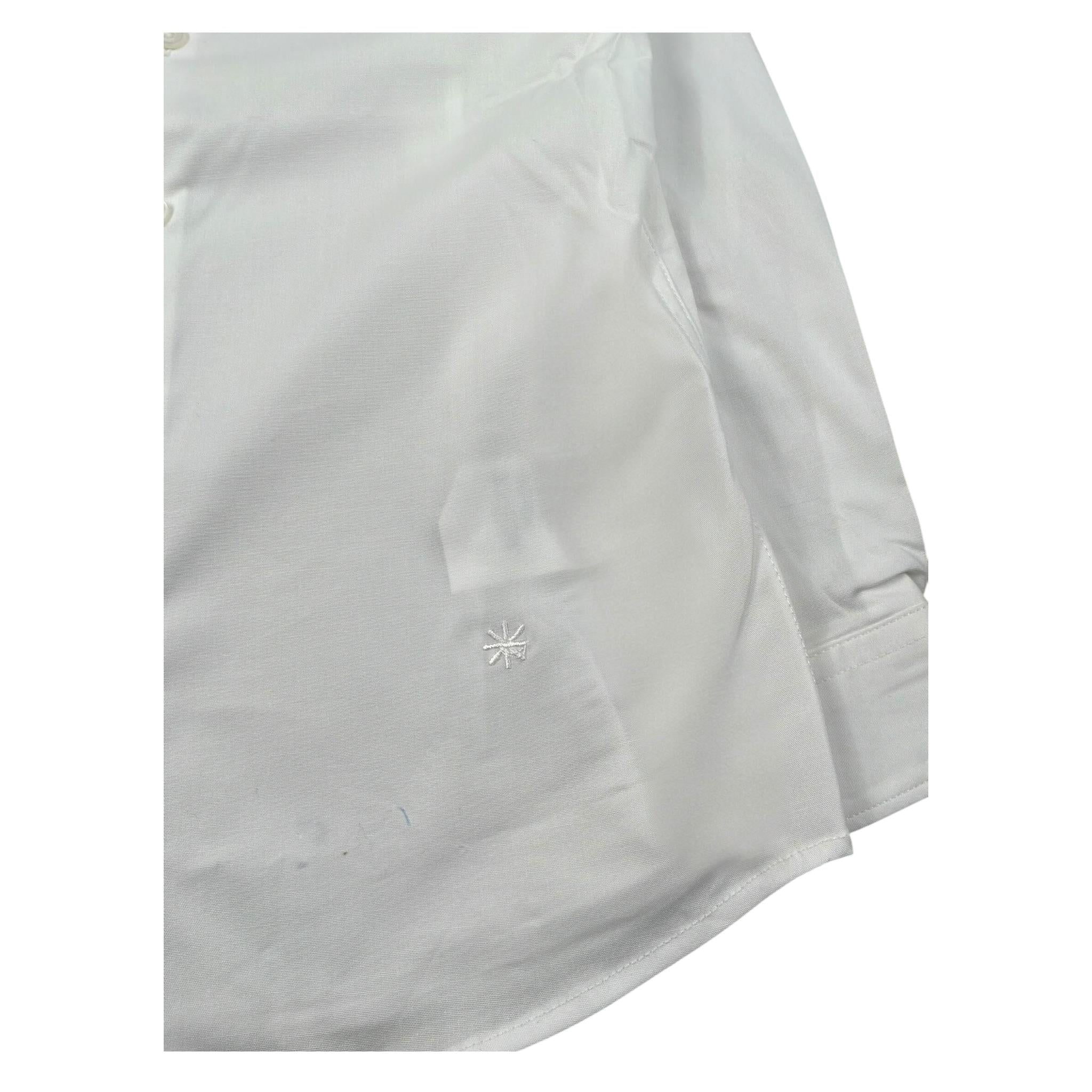 Manuel Ritz Camicia Manica Unga Tinta Unita per Bambino MR2284 BIANCO MANUEL RITZ 