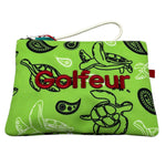 Golfeur Borsello tinta unita con Stampe Verde per Bambina S5GKJBBA0211 VERDE GOLFEUR 