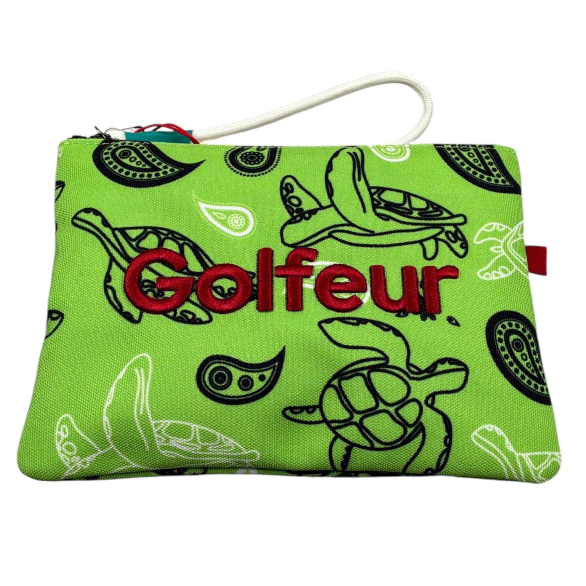 Golfeur Borsello tinta unita con Stampe Verde per Bambina S5GKJBBA0211 VERDE GOLFEUR 
