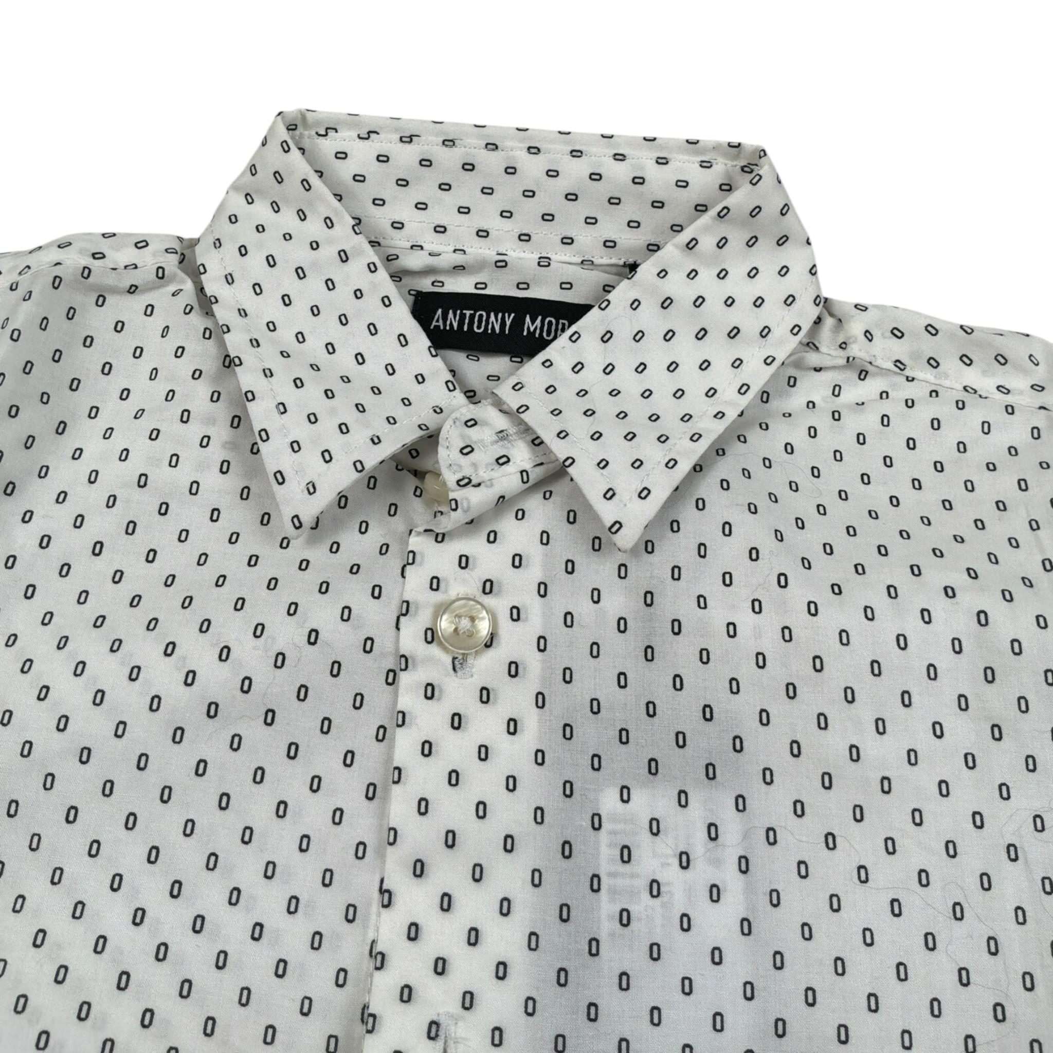 Antony Morato Camicia tinta unita Manica Lunga Bianco per Bambino MKSL00257FA BIANCO ANTONY MORATO 