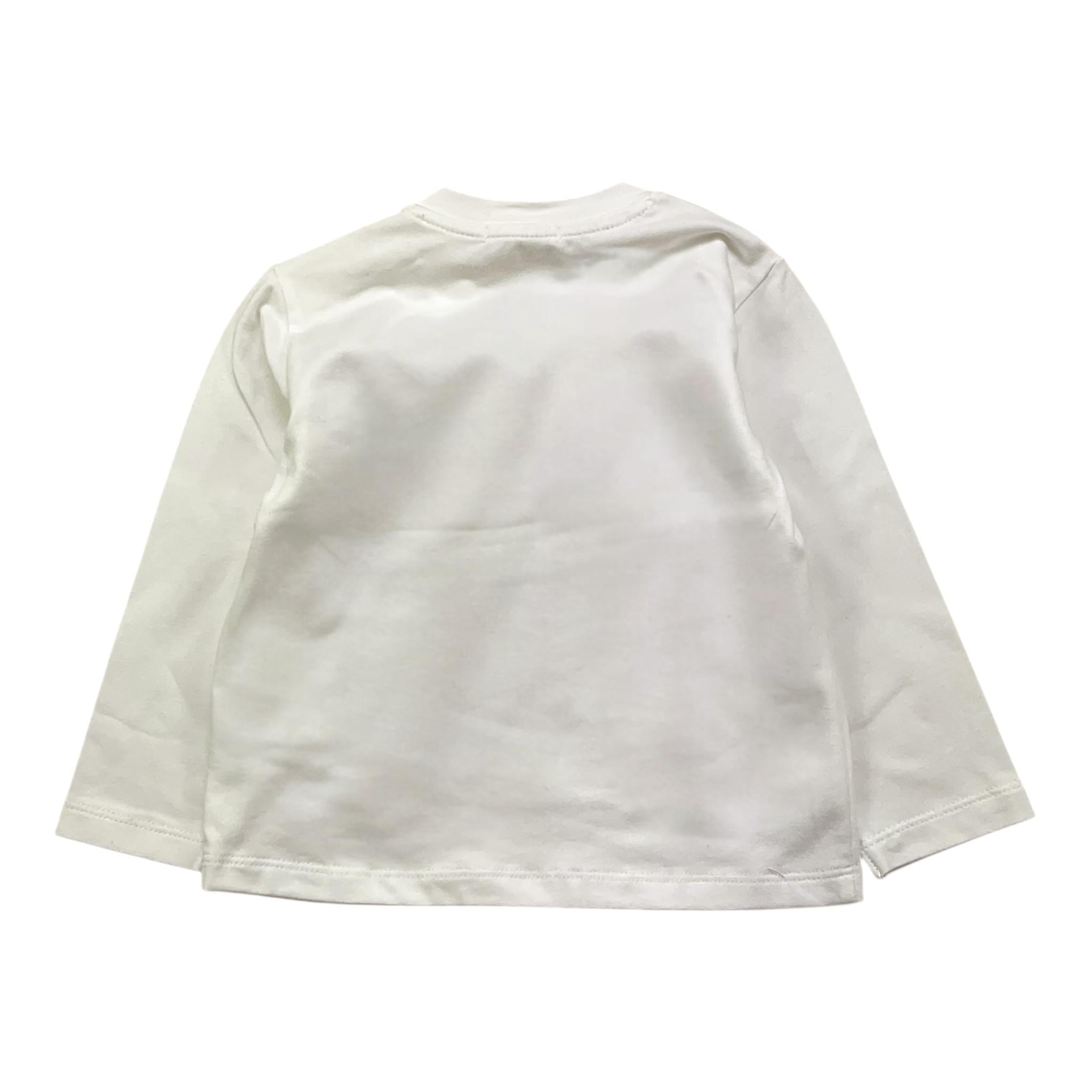 Y-CLU shirt tinta unita girocollo con stampa Bianco per Neonato BYN10757 BIANCO Y-CLU 