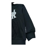 John Richmond Felpa con Zip E Cappuccio Tinta Unita per Bambina RGP26057FE NERO JOHN RICHMOND 