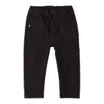 Sarabanda Pantalone tinta unita con Elastico In Vita Nero per Neonato 0B031 NERO SARABANDA 