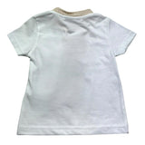 Manuel Ritz T-Shirt Girocollo Tinta Unita con Ricamo per Neonato MR3117N BIANCO MANUEL RITZ 