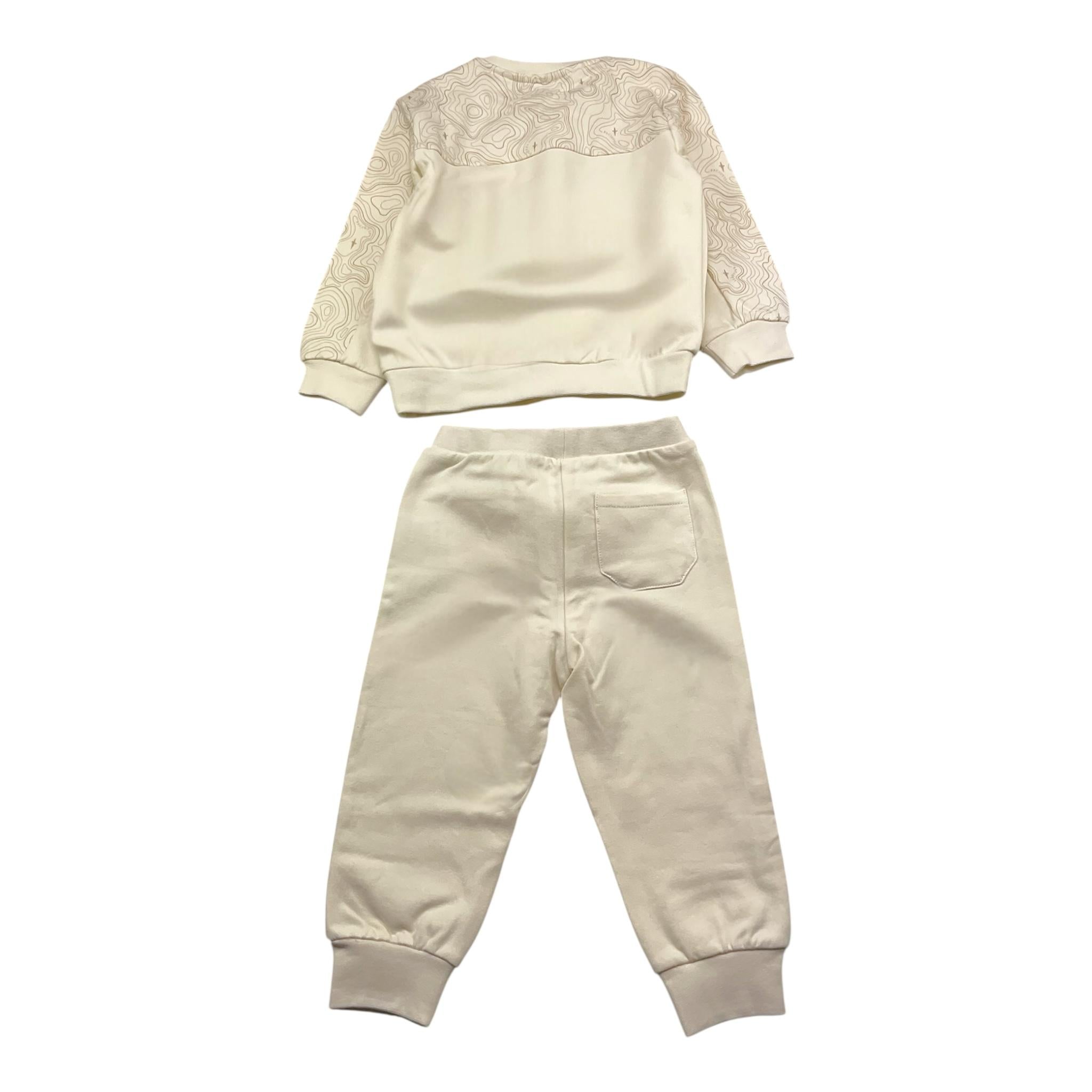 CESARE PACIOTTI completo tinta unita 2pz felpa-pantalone Panna per Neonato CFP5306N PANNA CESARE PACIOTTI 