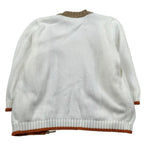 Pure Firenze Cardigan Tinta Unita con Profili In Contrasto per Neonato PC01617 BIANCO PURE FIRENZE 