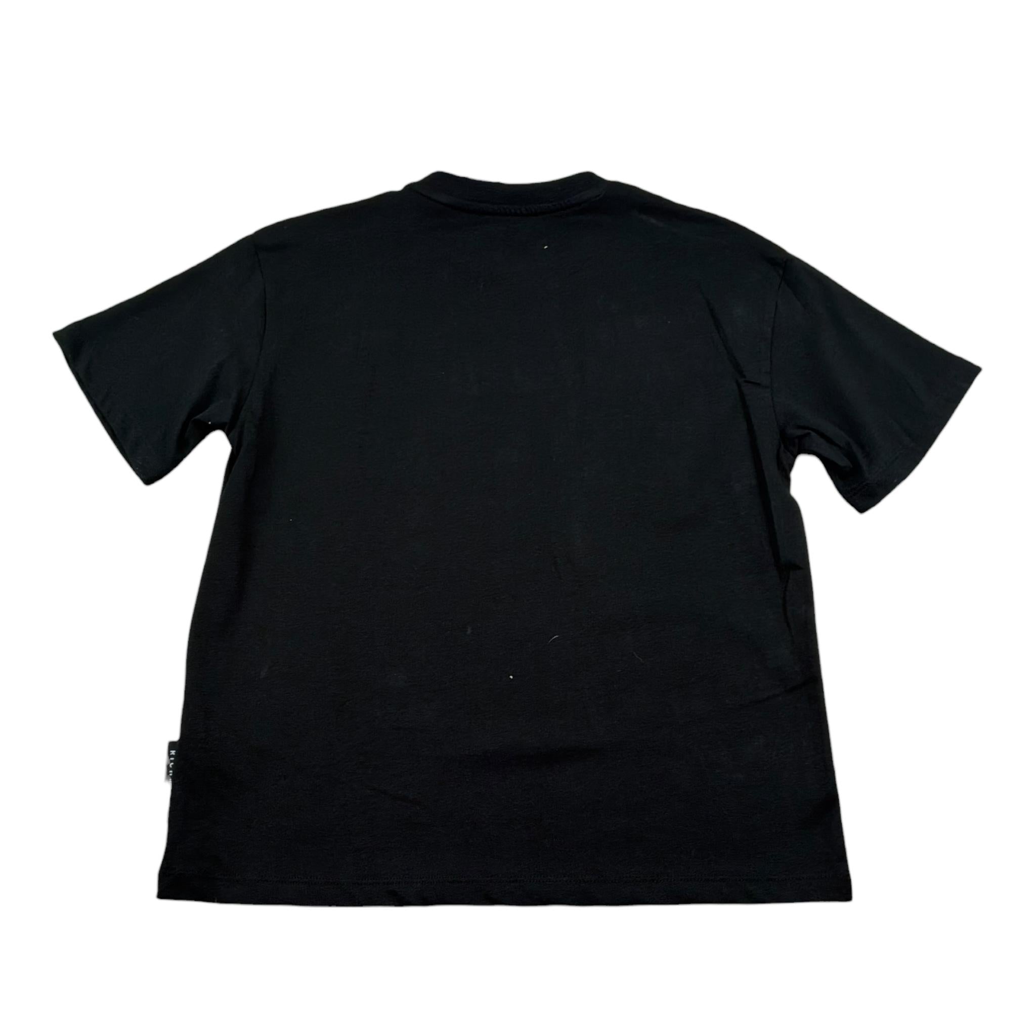 John Richmond T-Shirt Girocollo Tinta Unita con Stampa per Bambino RBP26044TS NERO JOHN RICHMOND 
