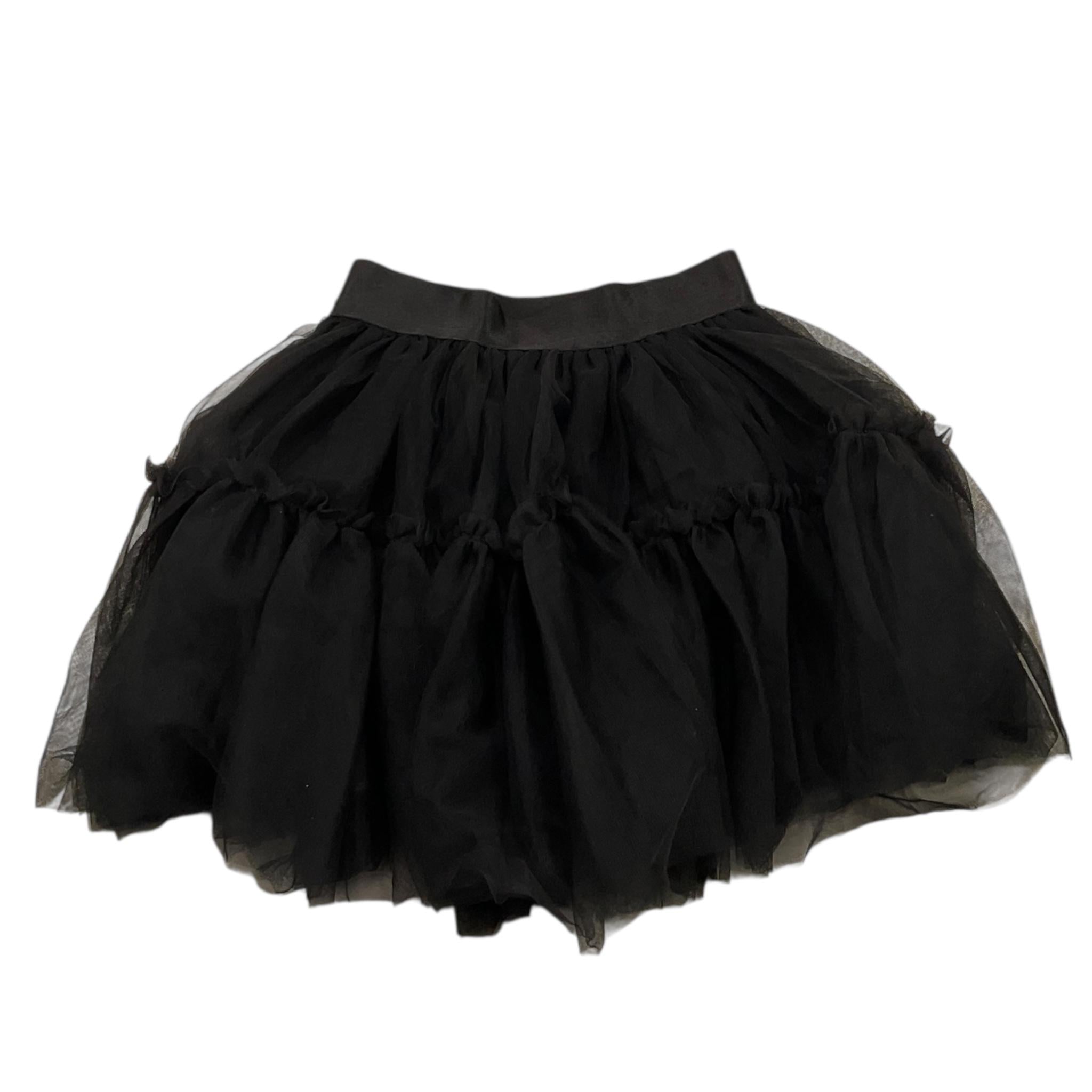 FUN & FUN gonna tinta unita con tulle ed elastico in vita Nero per Bambina FNBSK15775 NERO FUN & FUN 
