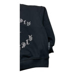 JOHN RICHMOND felpa chiusa girocollo tinta unita con brillantini Nero per Bambina RGA25062FE NERO JOHN RICHMOND 