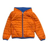 Save The Duck Zweifarbige Wendejacke mit Reißverschluss und Kapuze Blau/Orange für Jungen