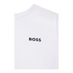 Boss T-Shirt Girocollo Tinta Unita con Boss per Bambino J25P23 BIANCO BOSS 