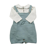 Paz Rodriguez Completo 2 Pezzi Body-Salopette per Neonato 007112137 VERDE PAZ RODRIGUEZ 