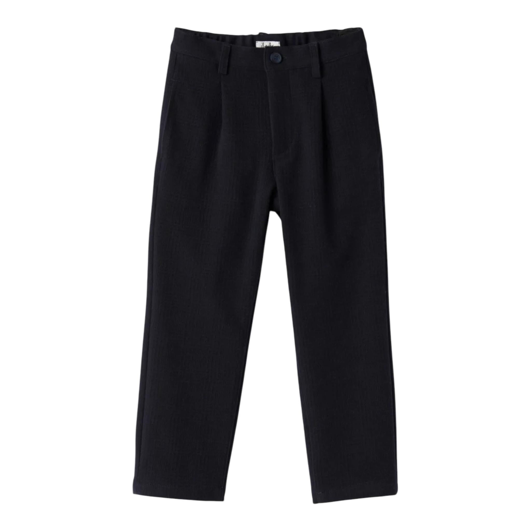 IL GUFO pantalone tinta unita con elastico in vita Blu per Neonato A24PL030M5036 BLU IL GUFO 