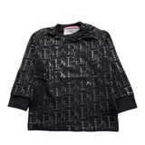 CESARE PACIOTTI shirt girocollo tinta unita con stampa Nero per Neonato TSP5351BXN NERO CESARE PACIOTTI 