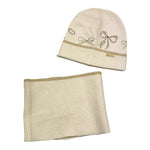 LIU JO set cappello-scaldacollo tinta unita Panna per Bambina KF4130 PANNA LIU JO 