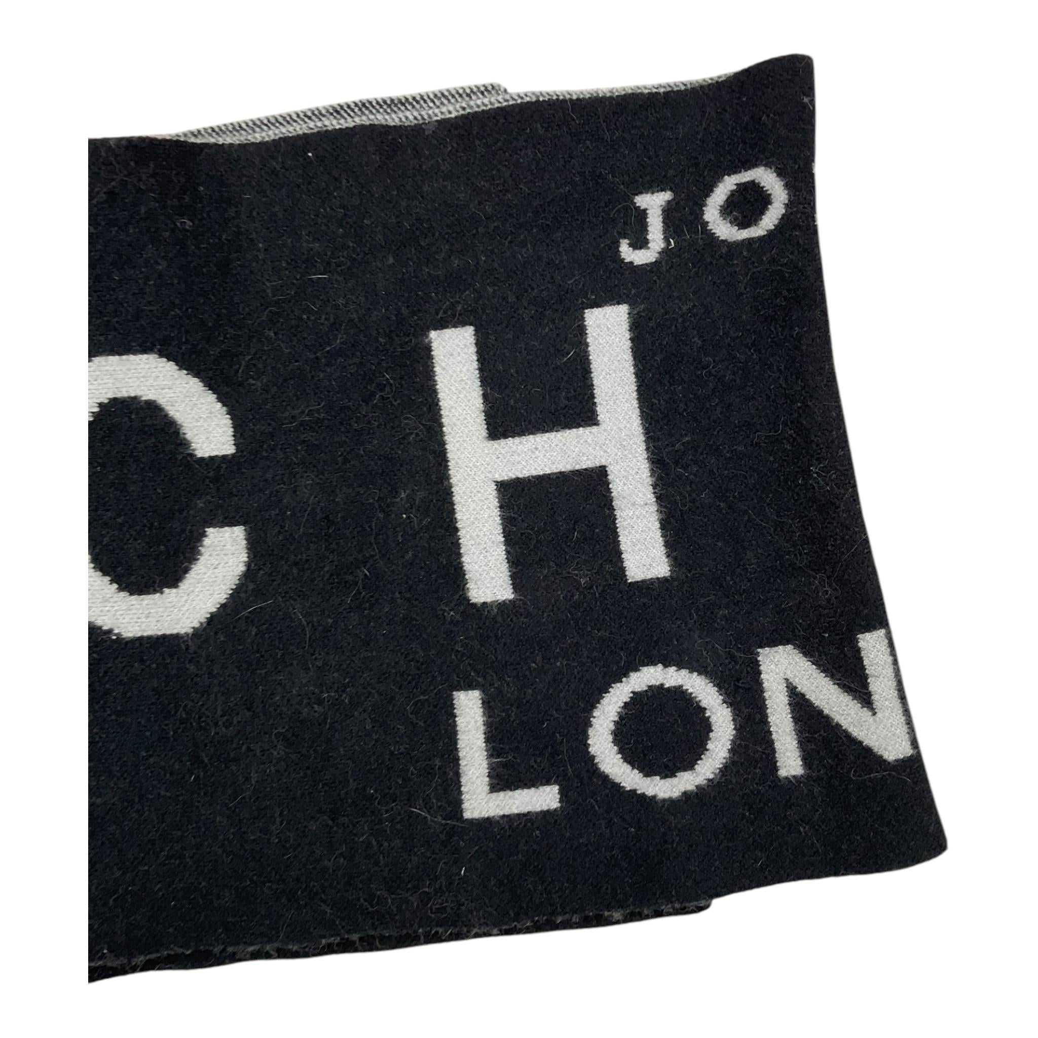 JOHN RICHMOND set cappello-sciarpe tinta unita con logo Nero per Bambino RGA25015HS NERO JOHN RICHMOND 