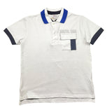 Yours Poloshirt Halbarm Einfarbig mit kontrastierenden Profilen Weiß für Jungen