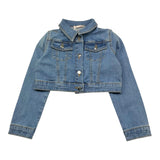 Liu Jo Giubbino In Denim Tinta Unita per Neonata KA5066N BLU LIU JO 