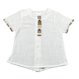 Babyvip Camicia Tinta Unita con Bottoni per Neonato T1301 BIANCO BABYVIP 