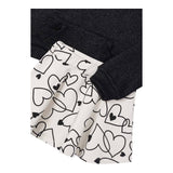 MAYORAL completo 2pz felpa-gonna bicolore Bianco/nero per Neonata 4936 BIANCO/NERO MAYORAL 