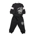 DANIELE ALESSANDRINI completo 2pz felpa-pantalone tinta unita Nero per Neonato 1291T00083 NERO DANIELE ALESSANDRINI 