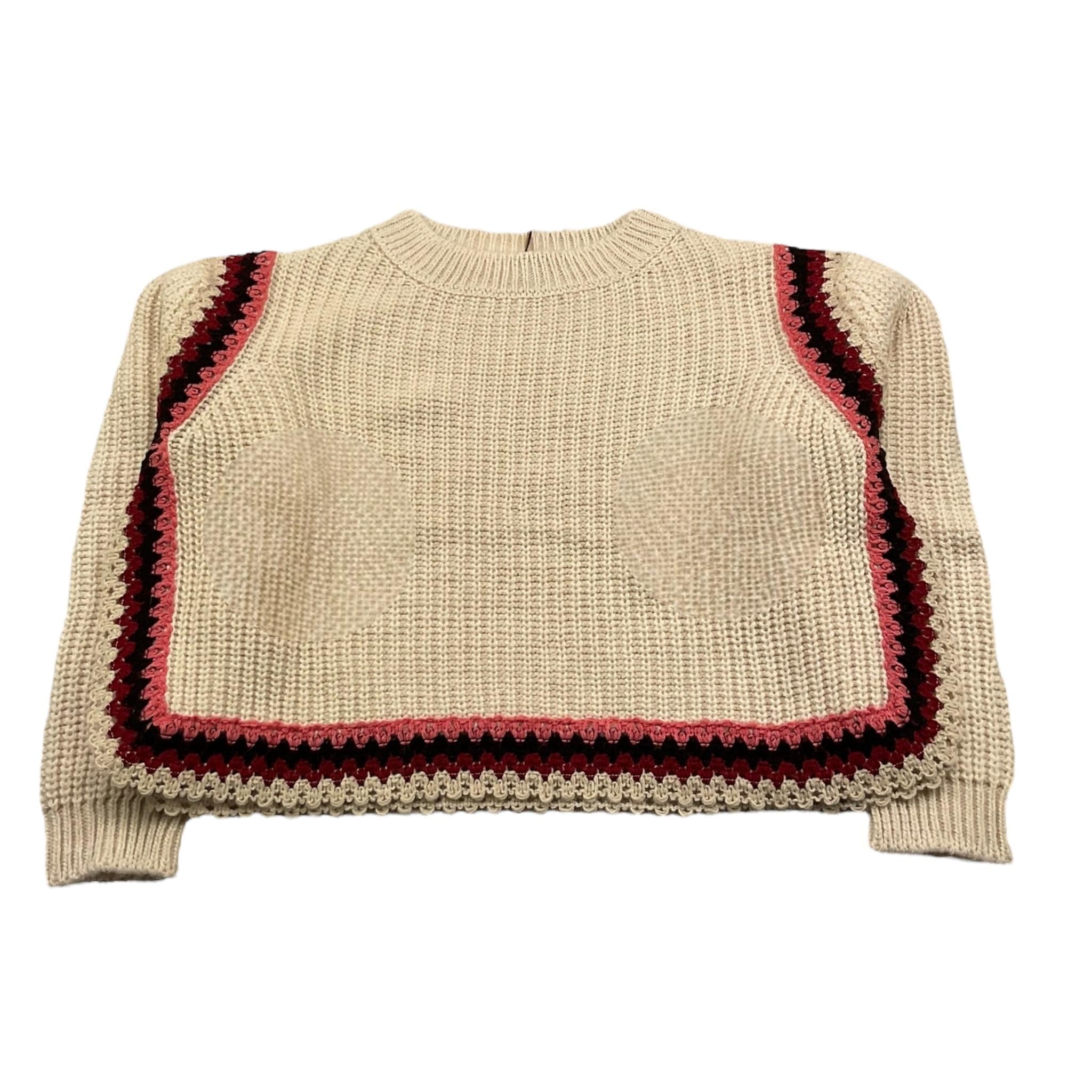 DIXIE maglia tinta unita con ricami Beige per Bambina NB32230G42 BEIGE DIXIE 