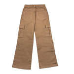 LU LU BY MISS GRANT pantalone modello a palazzo tinta unita con elastico in vita Cammello per Bambina LL2994 CAMMELLO LU LU BY MISS GRANT 