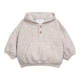 PLAY UP felpa in maglia tinta unita con cappuccio Sabbia per Neonato PA011AP11350 SABBIA PLAY UP 