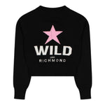 JOHN RICHMOND maglia girocollo tinta unita con stampa in contrasto Nero per Bambina RGA24106MAXX NERO JOHN RICHMOND 