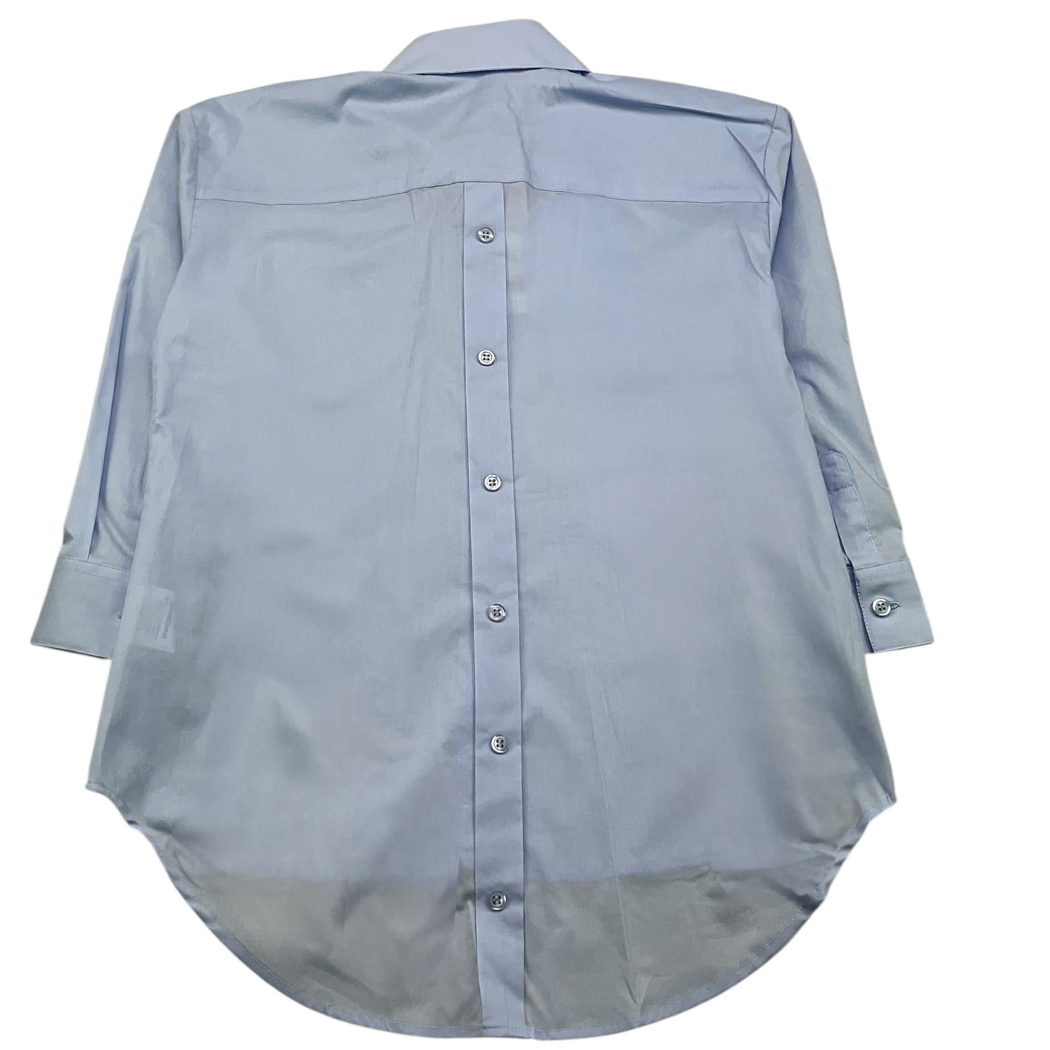 VICOLO camicia manica lunga tinta unita asimmetrica Azzurro per Bambina 3141CZ00037XX AZZURRO VICOLO 