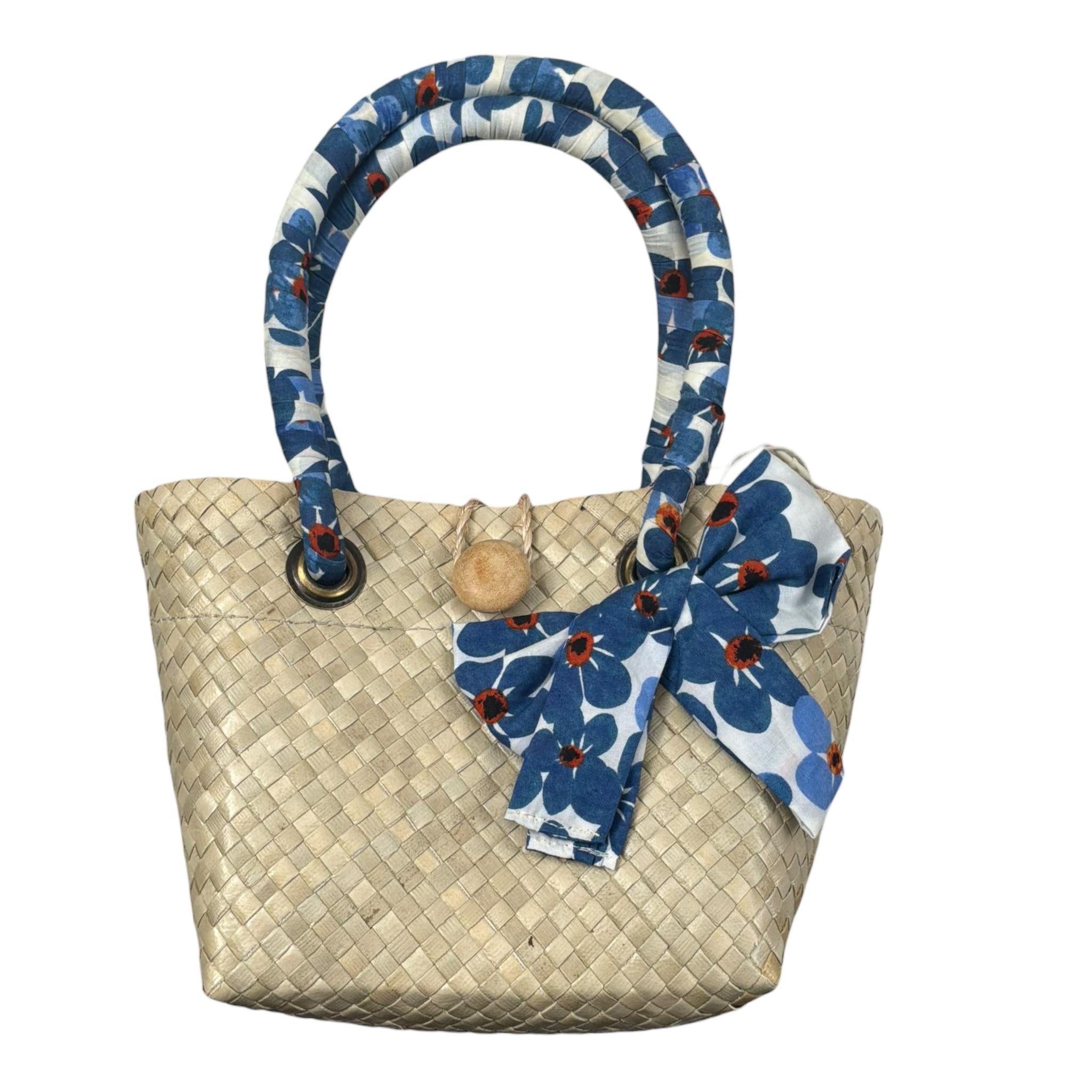 Malvi & Co Borsa In Paglia tinta unita con Fiocco Beige per Bambina S25M042BGPF BEIGE MALVI & CO 