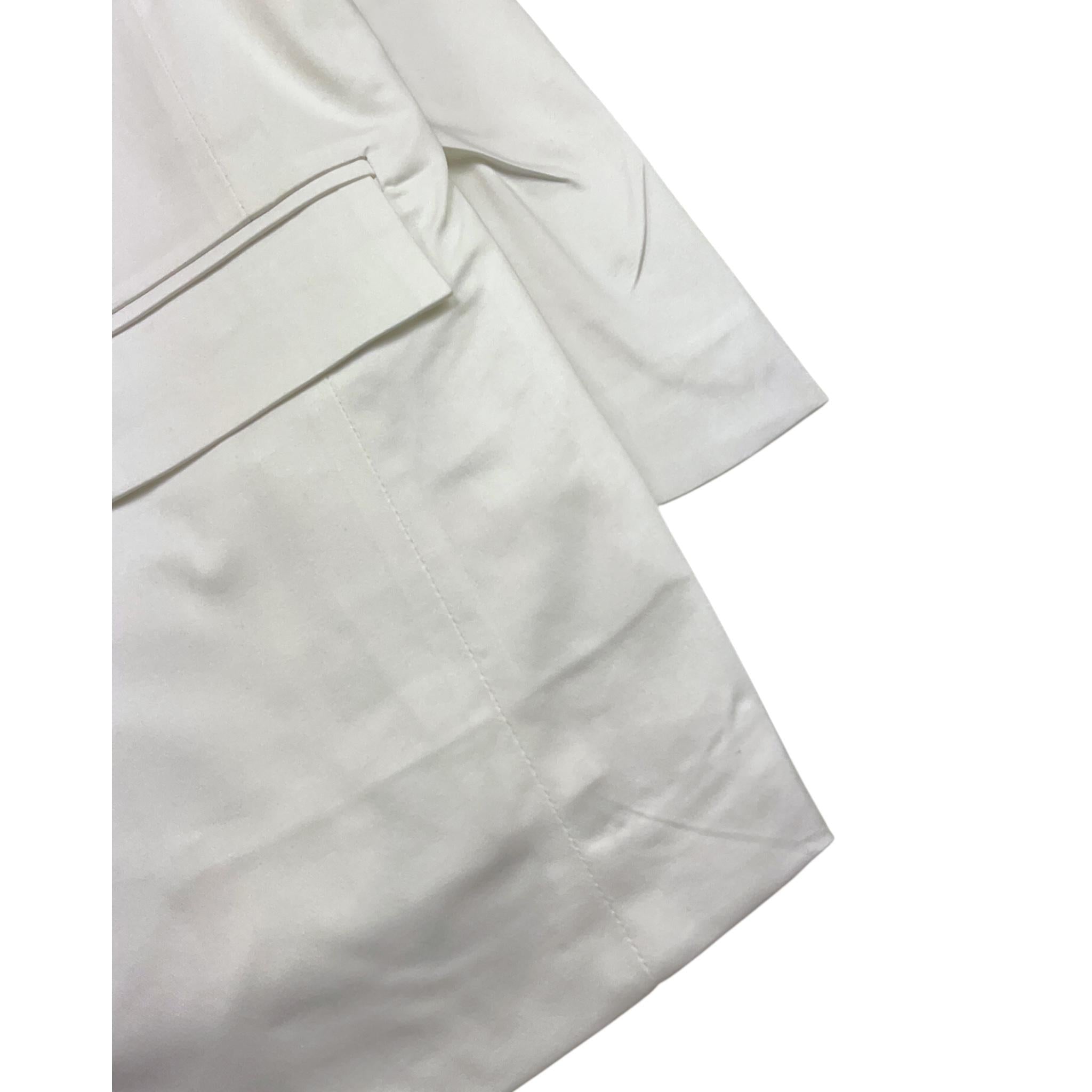 Fracomina Completo Giacca Tinta Unita con Bottoni-Pantalone per Bambina FM0966 BIANCO FRACOMINA 