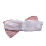 Le Bebe Fasce Tinta Unita con Fiocco per Neonata LBG5854 BIANCO LE BEBE 
