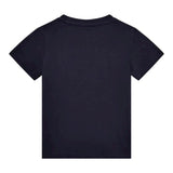 Guess T-Shirt Girocollo Tinta Unita con Stampe per Neonato N5RI23K8HM4NX BLU GUESS 