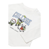 MAYORAL shirt girocollo tinta unita con stampa in contrasto Bianco per Neonato 2032 BIANCO MAYORAL 