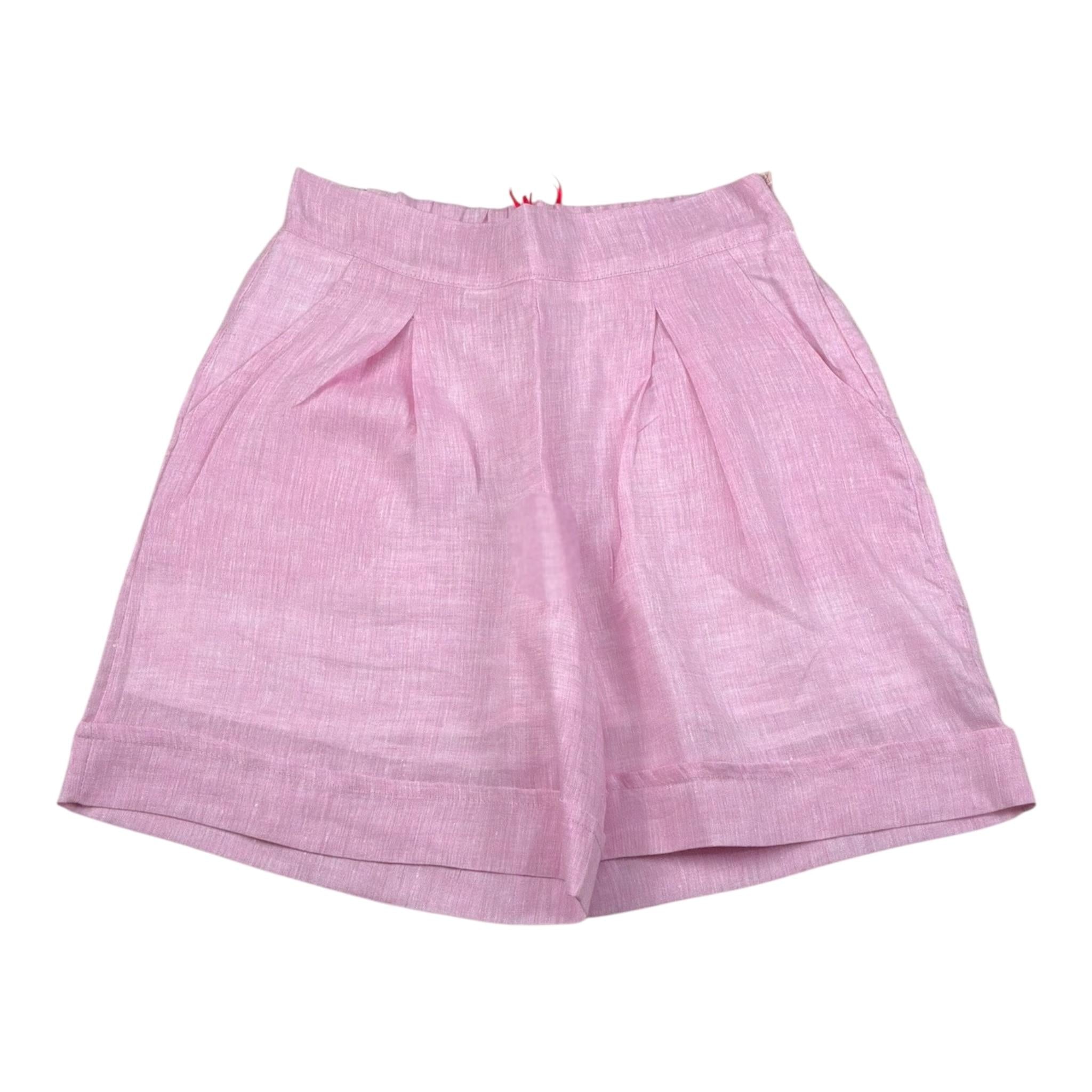 Kaos Short Tinta Unita con Elastico In Vita per Bambina KS122 ROSA KAOS 
