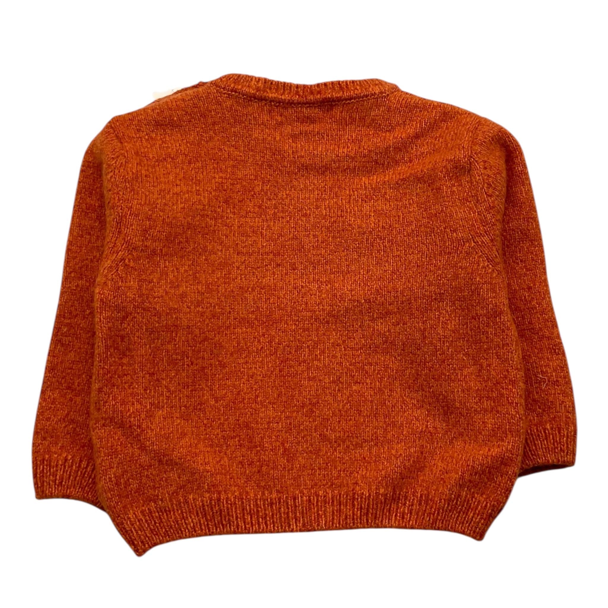 MALVI & CO maglia girocollo tinta unita Arancione per Neonato F24B202GFLI ARANCIONE MALVI & CO 